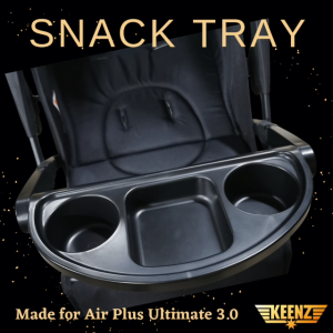 *NEW* OEM Foldable Snack Tray for Keenz Air Plus 1.0 2.0 & 3.0 (black multi-functional 2 cup holders 1 snack compartment)