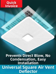 Square Wind Deflector Plate For Air Conditioner Outlets Anti-Direct Airflow
