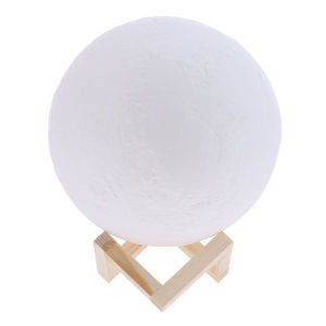[7 Days Money Back Guarantee] 3D Moon Lamp USB LED Night  Moonlight Gift Touch Sensor 3 Colors Changing-188506[Receive within 3 Days]