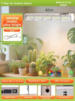 BOLUNKE | Portable Waterproof Magnetic Plant Grow Light