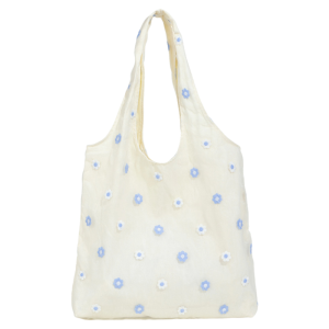  Style Embroidered Lace Floral Canvas Bag Womens Vest Bag Travel Commuting Soft Handle Tote Bag Floral Print Casual