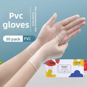 DINGQING | Durable Thickened Extra Long Disposable Kitchen Gloves Nitrile