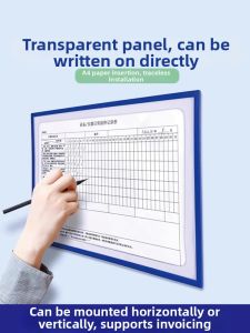 QINLEYI | Transparent Magnetic File Folder A4/A3
