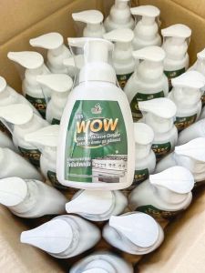 มูสกำจัดคราบสกปรก 2ขวด (Mrs.Wow) Kitchen Mousse Cleaner แถมถุงมือ