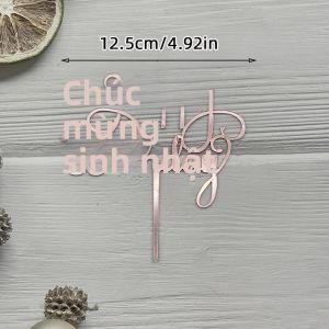 Phụ Kiện Trang Trí Bánh Hình Chữ Cái Acrylic Lớn Màu Đen Vàng Thời Trang Nhiều Kiểu Dáng Khác Nhau Dùng Cho Trang Trí Bánh