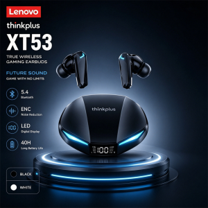 Lenovo | Lenovo XT53 Gaming Earphone Wireless Bluetooth 5.3 Earphones Low Latency Dual Mode Music Earbuds Sports In-Ear Headset With Mic