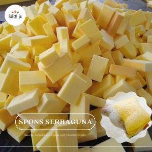 Busa Tebal Spons Busa Cuci Piring Busa Serbaguna Busa Cuci Motor Mobil Carwash Spon Kuning