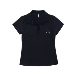 FPA | Color Block Trim Short V-Neck Polo Shirt