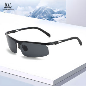 LouisWill Photochromic Sunglasses Sports Men Sunglasses Fashion Polarized Sunglasses Auto Color Changing Sunglasses Driving Glasses Dual-Use HD Reading Glasses
