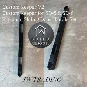 Custom Keeper V1 for SD-1 Series / V2 for SD-5 Series / SD-6 Series Premium Sliding Door Handle Set DIY Home Improvement