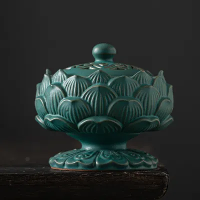 Creative Lotus Shaped Incense Burner