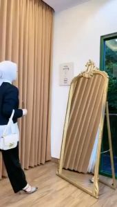 Set Kemajuan Wanita: Kemeja Salur Layer & Celana Kulot Highwaist