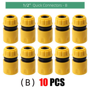 10 Chiếc Vườn Đầu Nối Ống Nước 1/2 Inch 16 Mm Kết Nối Nhanh Adapter Vòi Mở Rộng Sửa Chữa Lắp Làm Vườn Tưới Cây Dụng Cụ