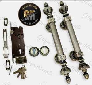 1Satu set Kunci 2Dua Handle Pintu Rumah/1 Satu set Kunci Dua Gagang Handle Pintu/Handle pintu rumah mewah pintu 2/Handle Pintu 4 pcs Set Kunci/Handle Pintu Dua Set/Tarikan Pintu Lengkap Set Kunci/Pull Handle Pintu Rumah/Handle Brass Pintu 2Dua