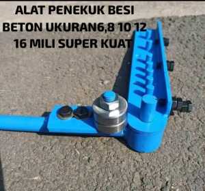 ALAT PEMBENGKOK BESI BETON UKURAN 6 8 10 12 16 KUAT PRAKTIS
