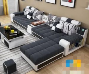 sofa L santai jumbo sofa minimalis modern kursi tamu berkualitas sofa tamu sofa depan tv