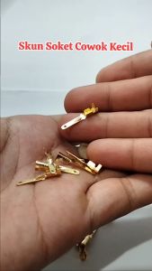 (10pcs) Skun mini Cowok Male / Skun Soket Kabel Male / Skun Kuningan Sekun Kecil 10biji