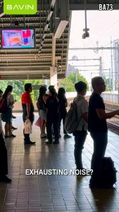 BAVIN BA73 ANC Multi-Functional In-Ear TWS Wireless Earphone BT w/ Noise Cancellation & LED Touch Screen Earbuds