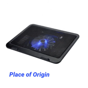 Laptop Cooling Pad Dual Fan Adjustable Cooler Stand for 14-17 Inch Laptop Notebook Gaming Office - 2 RGB Fans - 2 USB Ports - 5-Level Adjustable - 360° Rotating Base - Built-in Phone Holder