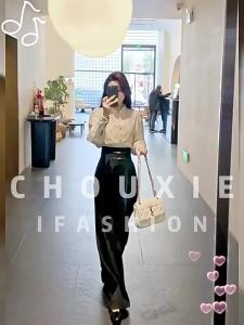 CHOUXIE | Áo Dài Tay Mẫu Thẩm Mỹ Độc Đáo Phong Cách Trung Quốc Mùa Thu Sớm