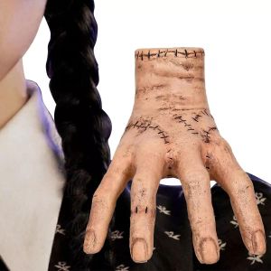Addams Thing Hand with Music Lights 2025 Upgrade Cosplay Hand by Addams Fake Hand Toys Scary Props Halloween Home Decorations Gift