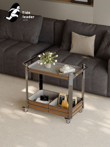 Tide leader | Designer Italian-style Luxurious Portable Saddle Leather Cart