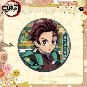 Bandai | Bộ Huy Hiệu Nhân Vật Demon Slayer 58 Món Bằng Thiếc Ghim Cài Áo Phụ Kiện Cosplay Bao Gồm Tanjiro Nezuko Muichiro Tokito Dành Cho Người Hâm Mộ