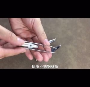 LED Eyebrow Tweezers Stainless Steel Precision Tweezer Hair Removal Facial Hair Plucker Eyelash Brow Shaping Tool 修眉拔毛镊子