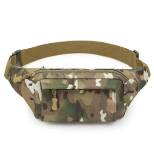Waterproof Mens Waist Bag Tactical Bag Mens Shoulder Bag Hip Bag Oxford Cloth Abdomen Banana Mens Fanny Phone Bag