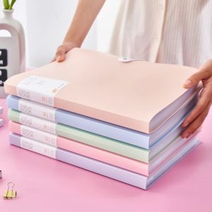 Long Clear Book A4 Folder File Organizer Clear Folder A4 File Folder Organizer 30/60/80/100 Pages
