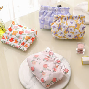 Self Sealing Wallet Waterproof Shrapnel Printed Organizer Cosmetic Bag Key Lipstick Mini Storage Coin Purse