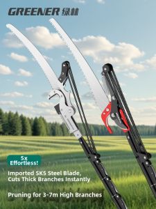 GREENER| Telescopic High-Reach Pruning Saw