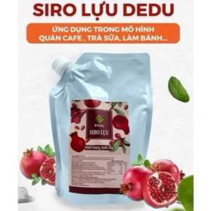 Siro lựu DEDU thơm ngon 1kg (Gói)