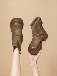 Josiny | Spring New Western Style Boots Chunky