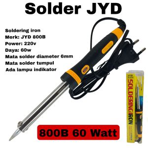 Solder JYD 800B 60 Watt Soldering Iron 60w Lampu Indikator