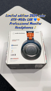 Audio-Technica ATH-M50xBT2 LAB Wireless Over-Ear Headphones 45mm Large-Aperture Drivers Bluetooth 5.0 50-Hour Battery and Built-In Mic for Studio-Quality Sound