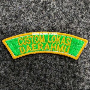 [Custom Lokasi] Bet Logo Lambang Aribut PNS ASN Kementrian Agama Kemenag Kankemenag Dinas Full Bordir