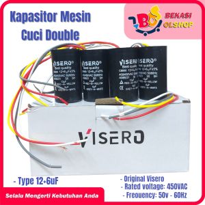 Paket Grosir Isi 10 Kapasitor  12-6 uf Mesin Cuci Double