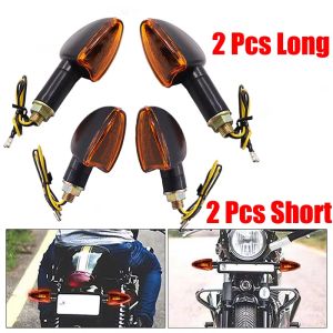 Motorcycle Turn Signal Light 12V 10mm Halogen Turn Signal Motorcycle Blinker Lamp For Honda For YAMAHA Scooter Cafe Racer