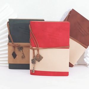 Sổ Tay Bìa Da - Nhật kí Bìa Mềm Phong Cách Vintage Giấy Kraft - Làm bullet journal