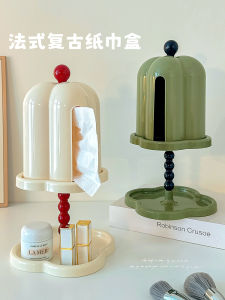 กล่องใส่กระดาษทิชชู่แบบจุได้ขนาดใหญ่ ดีไซน์สร้างสรรค์สำหรับใช้ในบ้าน สำหรับโต๊ะกาแฟในห้องนั่งเล่น สไตล์เรโทร