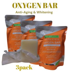 3PCS  OXYGEN BAR Anti-aging & whitening 100% Natural