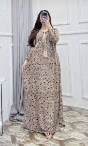gamis batik tali