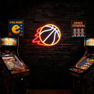 Basketball Neon Sign Led Neon light for Boy Bedroom Game Room Man Cave Home Decoration Birthday Gifts