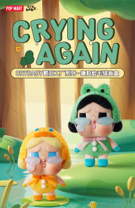 [100% Authentic] CRYBABY CRYING AGAIN Series [Secret] - Vinyl face plush blind box [100% Authentic] [Genuine] Popmart Official crybaby Teardrop Factory Vinyl Face Plush Random Model Doll Figure Trendy Play Birthday Gift Decoration Toy