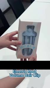 Jaysuing(简素净) | Rechargeable Electric Hair Root Volumizer Clip Heated Hair Lifter For Flat Hair Daily Girl Beauty Salon Barber Hair Styling Tool