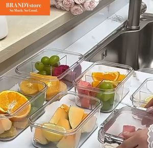 Kotak Makanan Bekal Kontainer Fresh Box dengan Sekat