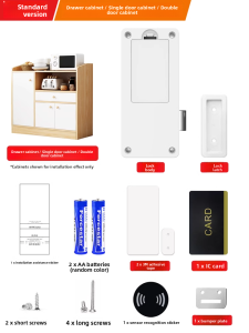 elinksmart | Smart Invisible Electronic Code Drawer Lock