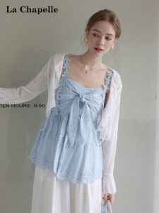 La Chapelle | Lace-Up Hollow Design Summer Female Tank Top