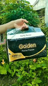 Tissue GOLDEN 1000 Helai Tisu Wajah Tissu Kiloan Aman untuk Wajah dan Balita